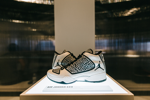 Inside the Jordan Hangar in L.A.