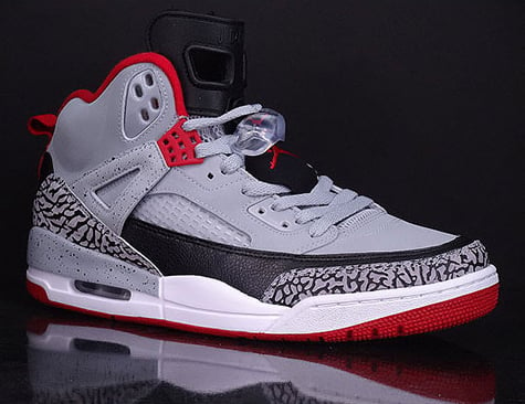 clay sufficient Repair possible Jordan Spizike GS Wolf Grey / Gym Red | SneakerFiles