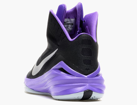 Nike Hyperdunk 2014 Black Hyper Grape Metallic Silver