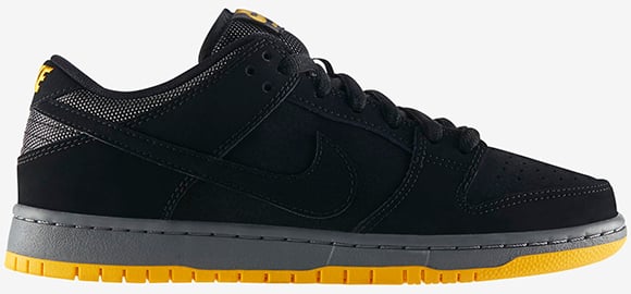 Nike SB Dunk Low Black/University Gold - Now Available