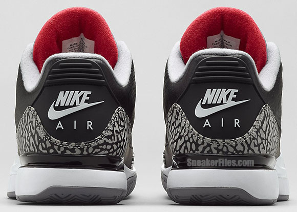 Nike Zoom Vapor Air Jordan 3 'Black/Cement' - Official Images ...