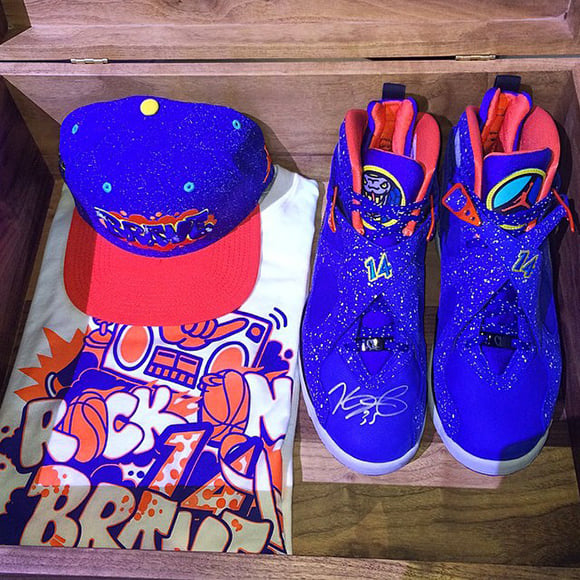 Shane Victorino Buys Air Jordan 8 Doernbecher Signed by Kevin Durant