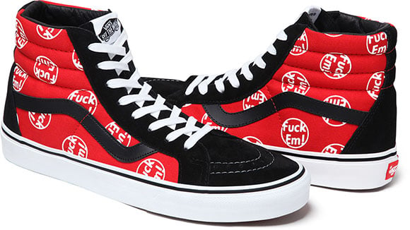 Supreme x Vans Era + SK8-Hi Slogan Pack