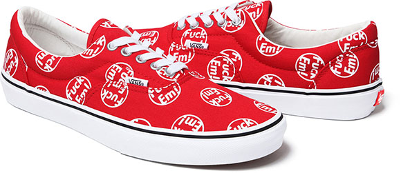 Supreme x Vans Era + SK8-Hi Slogan Pack