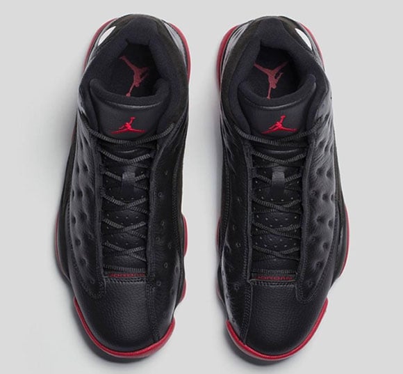 Air Jordan 13 Black Gym Red Official Images