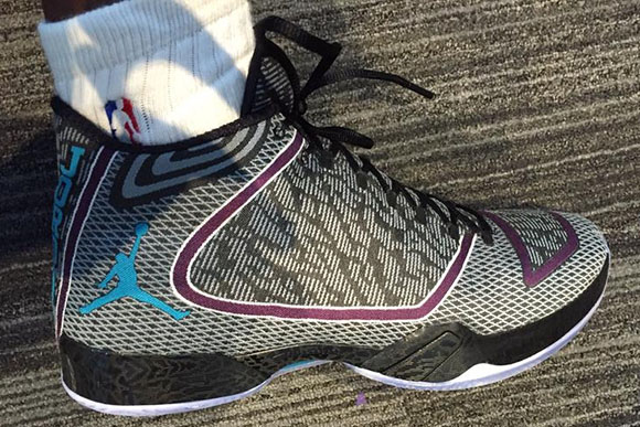 Bismack Biyombo Shows Air Jordan XX9 Charlotte Hornets PE