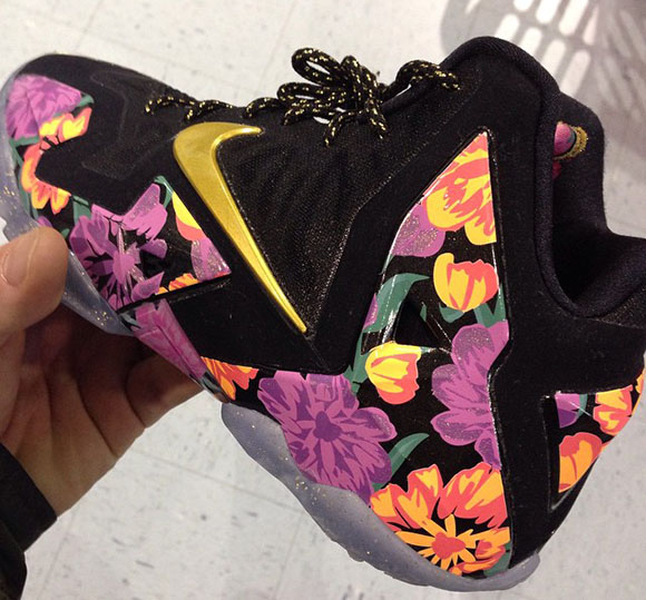 Bryce James Nike LeBron 11 Floral For his Parents Wedding