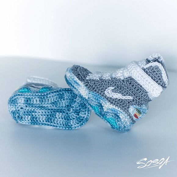 Crochet Nike Air Mag for Babies