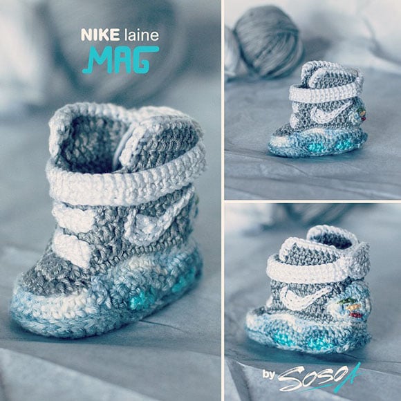 Crochet Nike Air Mag for Babies