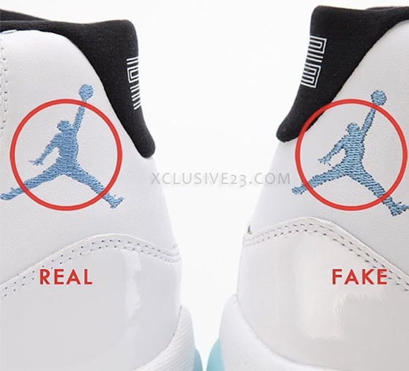 Air Jordan 11 Legend Blue Real Fake 