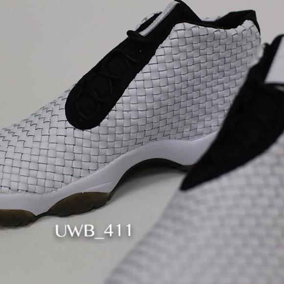 Jordan Future White Black Sample