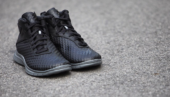 Nike Free Hypervenom Mid Black Grey