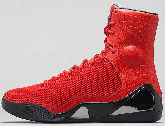 Nike Kobe 9 KRM EXT Challenge Red Red October Official Images
