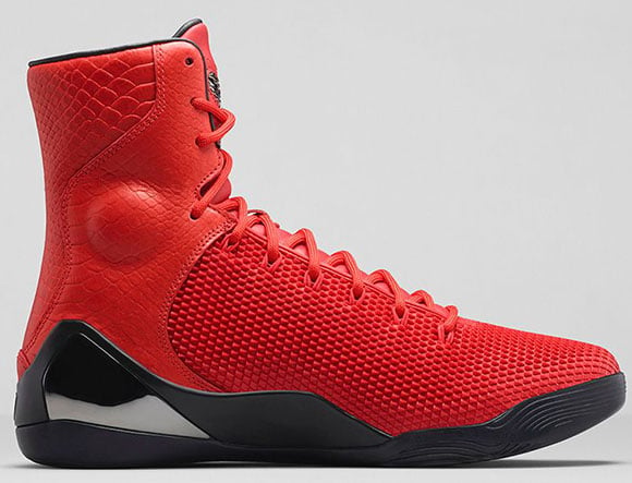 Nike Kobe 9 KRM EXT Challenge Red Red October Official Images