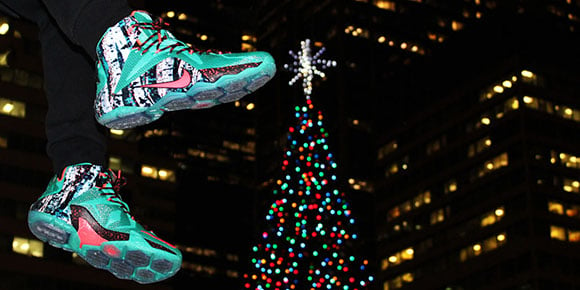 Nike LeBron 12 Akron Birch (Christmas)