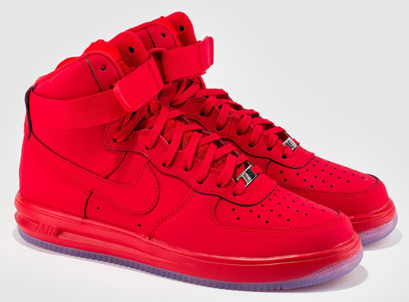 Nike Lunar Force 1 High University Red Ice