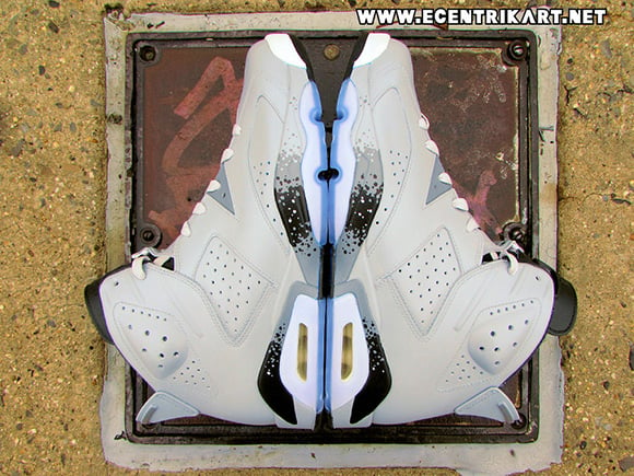 Air Jordan 6 Haze Grey Custom