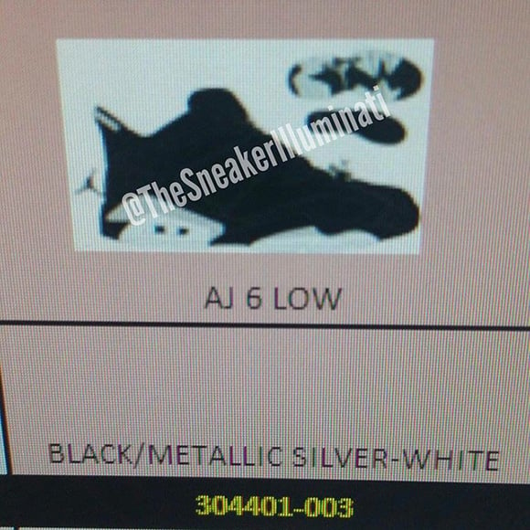 Air Jordan 6 Low Black Metallic Silver Release Date and Price