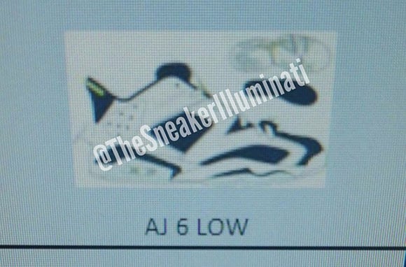 Air Jordan 6 Low White Ghost Green Insigne Blue