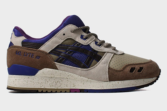 Asics Gel Lyte III Brown Ink Blue