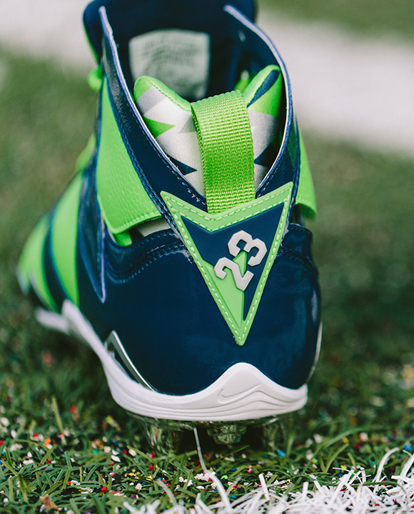 Earl Thomas Air Jordan 7 Cleats Super Bowl