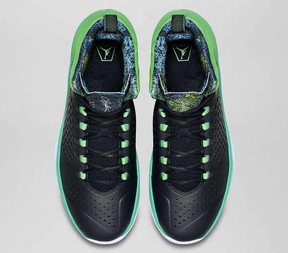 Jordan Melo M11 Black Green Spark