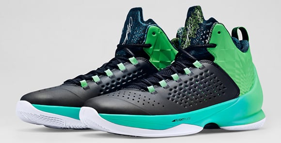 Jordan Melo M11 Black Green Spark