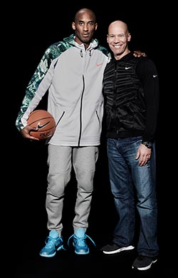 Kobe Bryant with Eric Avar, Nike Kobe 10