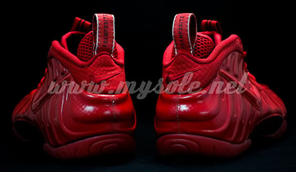 Nike Air Foamposite Pro Gym Red Detailed