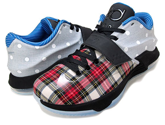 kd 7 plaid and polka dot