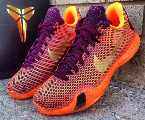 First Look: Nike Kobe 10 ‘Merlot’ (Silk Road?)