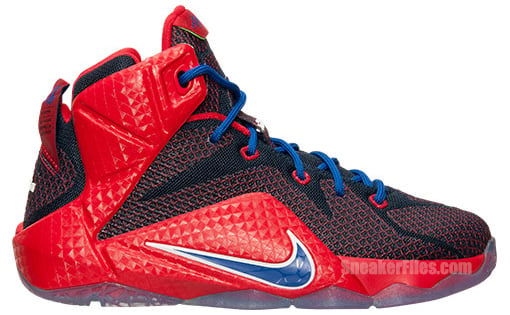 Nike LeBron 12 GS University Red Game Royal Midnight Navy