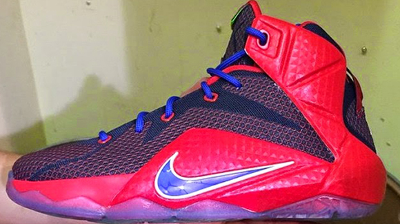 Nike LeBron 12 in Red Blue Navy