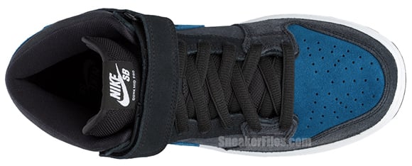 Nike SB Dunk Mid Black Blue Force White