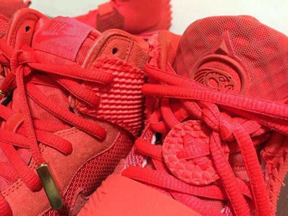 Red October Nike Dunk High & Yeezy 2 Side by Side- SneakerFiles