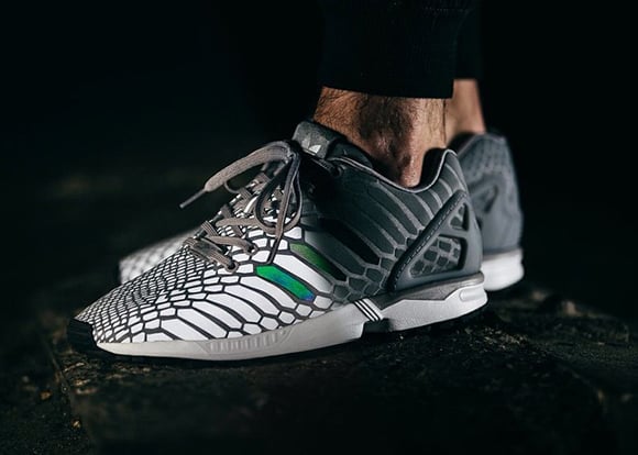 adidas zx flux xenopeltis snake