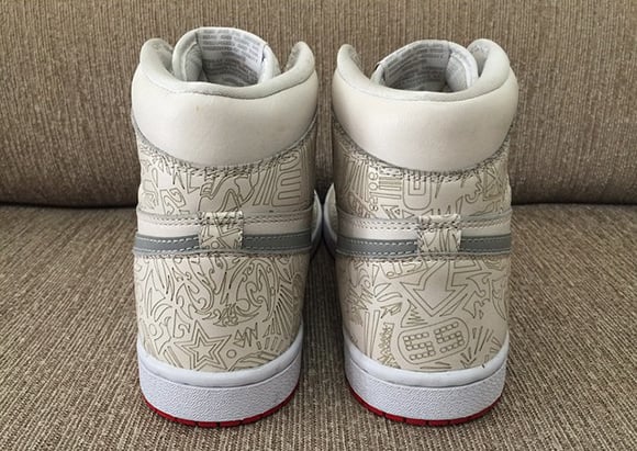 Air Jordan 1 Retro High OG Laser Red Sole Sample