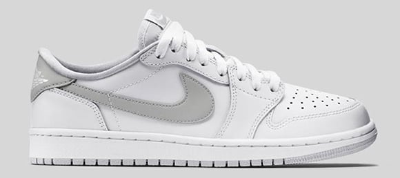 Air Jordan 1 Retro Low OG White / Natural Grey