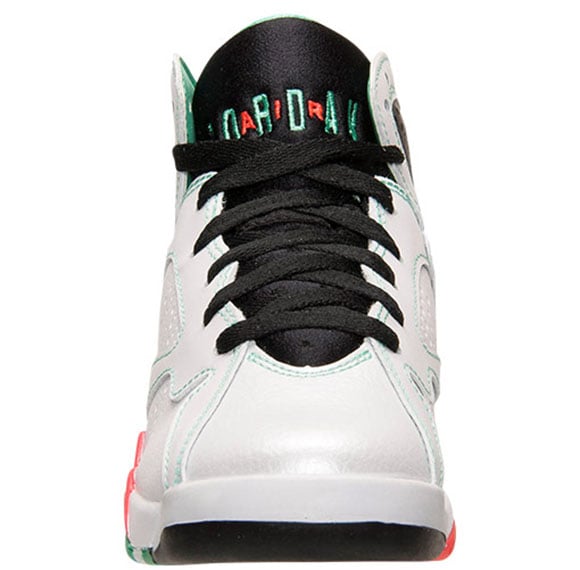 Air Jordan 7 Girls GS White Infrared Black Verde