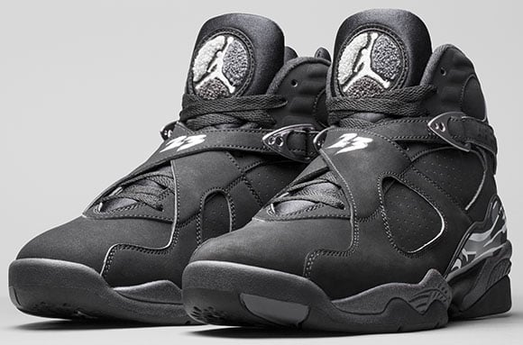 Air Jordan 8 Black Chrome Retro Holiday 2015