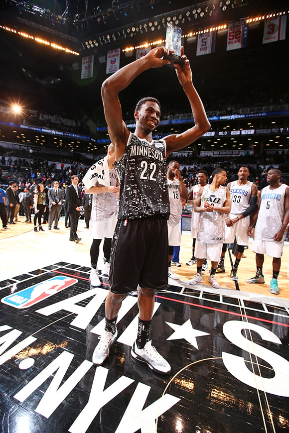 Andrew Wiggins adidas Crazylight Boost 2015