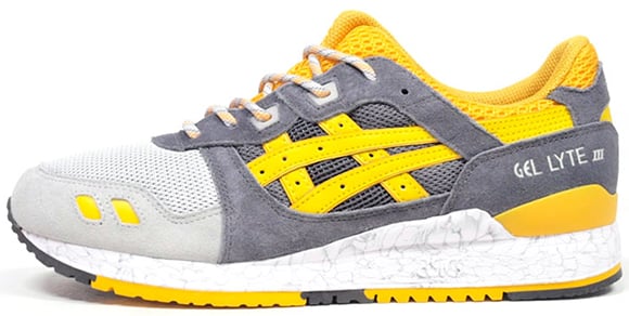 asics gel lyte iii grey yellow