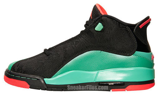 Jordan Dub Zero Girls Black Infrared Verde