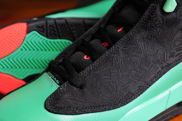 Jordan Dub Zero Kids GS Black Infrared 23 Verde