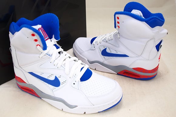 Release Date: Nike Air Command Force White / Lyon Blue – Bright Crimson