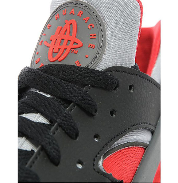 Nike Air Huarache Black Wolf Grey Red