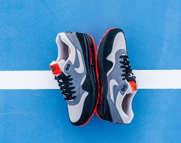 Nike Air Max 1 Leather Granite Dark Grey Black