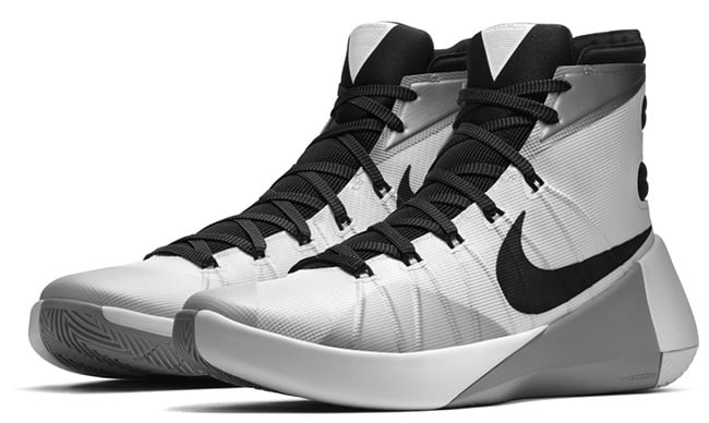 Nike Hyperdunk 2015 White Black Grey