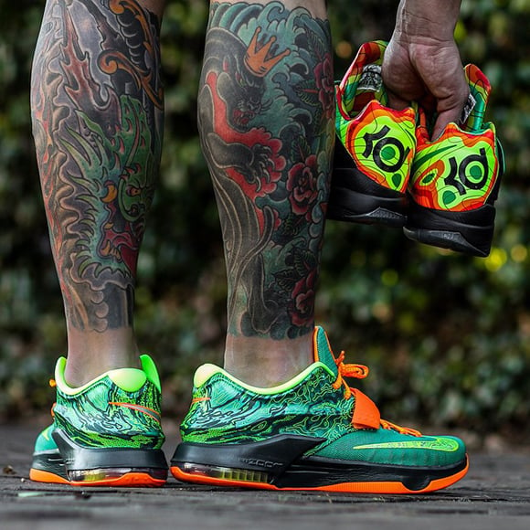 Nike KD 7 Weatherman On Foot