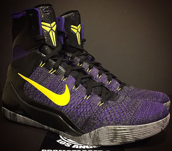 Nike Kobe 9 Elite Lakers Away PE